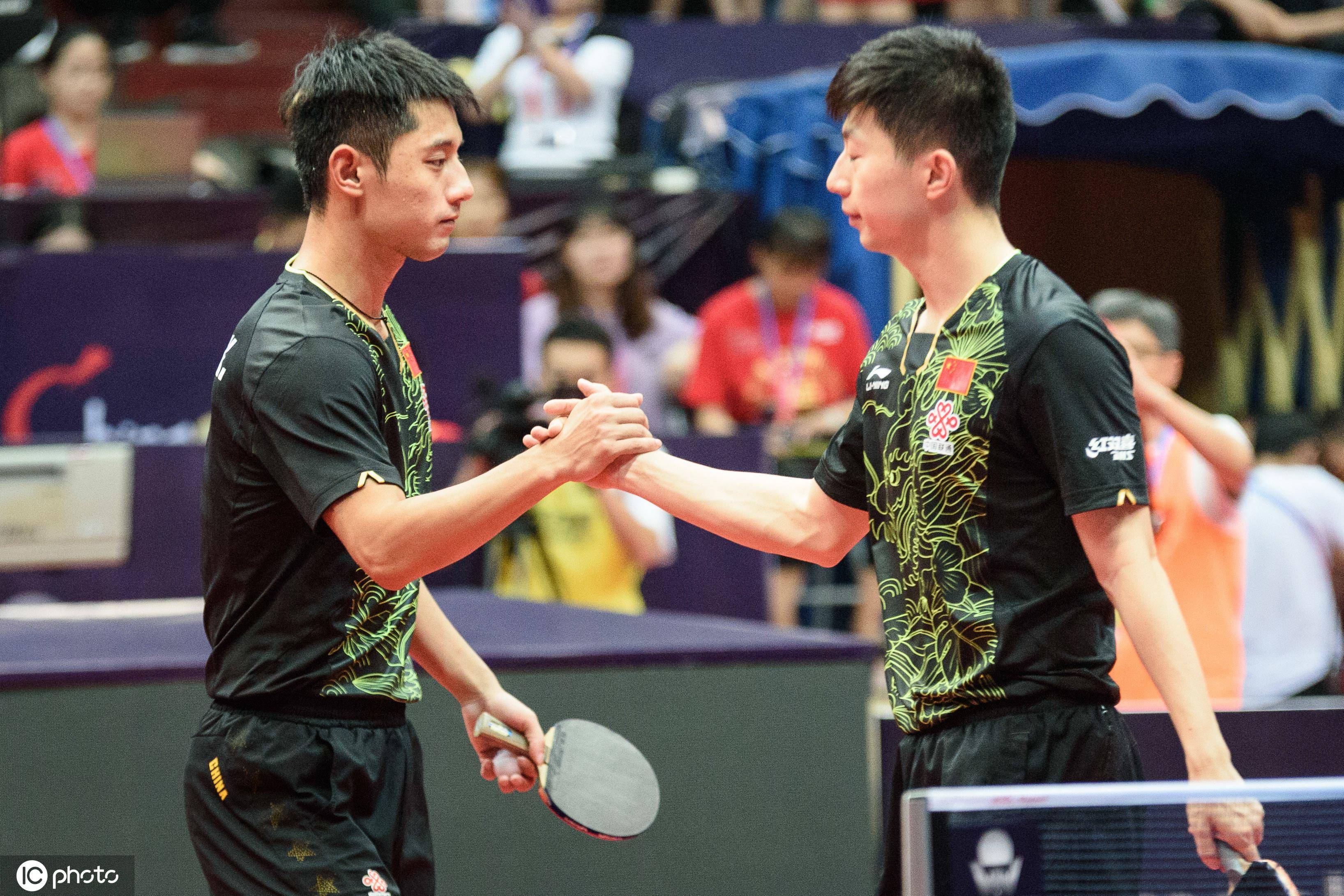 德国队碾压法国队,张继科统治全场 德国队碾压法国队,张继科统治全场